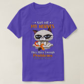 Cat Funny Multiple Sclerosis Bewustheid T-shirt (Design voorkant)