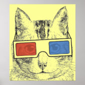 Cat Funny Poster (Voorkant)