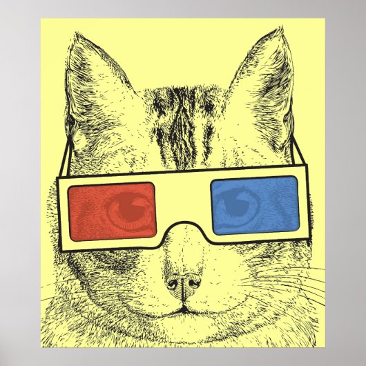 Cat Funny Poster (Voorkant)