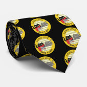 Cat Funny Punk Rock Music Love elektrische gitaar  Stropdas (Opgerold)