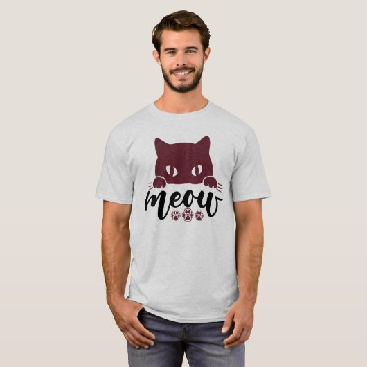 Cat Funny Quotes T-shirt (Voorkant volledig)