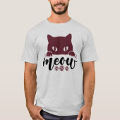 Cat Funny Quotes T-shirt (Voorkant)