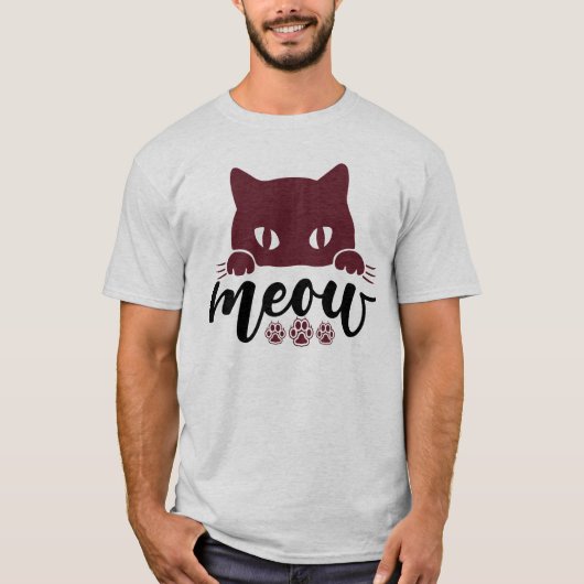 Cat Funny Quotes T-shirt (Voorkant)