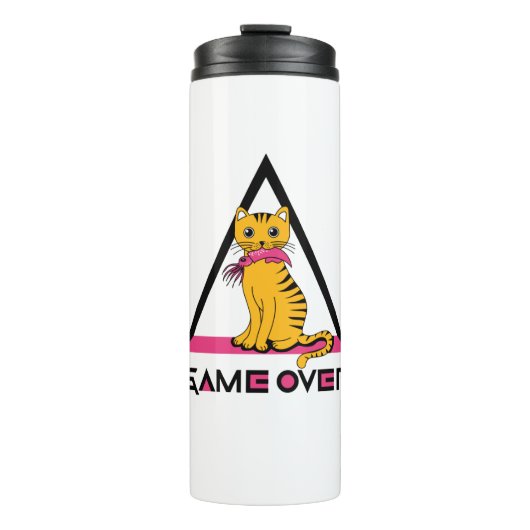 Cat - Game Over Squid Thermosbeker (Voorkant)