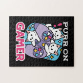 Cat Gamer Design - Spint op Gamer Joystick Art Legpuzzel (Horizontaal)