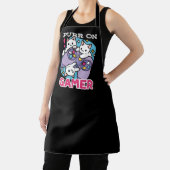 Cat Gamer Design - Spint op Gamer Joystick Art Schort (Insitu)