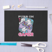 Cat Gamer Design - Spint op Gamer Joystick Art Tissuepapier (Craft)