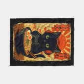 Cat Gamer Men Anime Kawaii Funny Gaming Headset Ca Fleece Deken (Voorkant (Horizontaal))