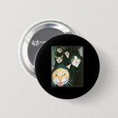 Cat Gang Meme Funny Chaotic Cats Unhinged Feline H Ronde Button 5,7 Cm (Voorkant /achterkant)