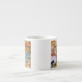 Cat Garden Party Espresso Kop (Voorkant)