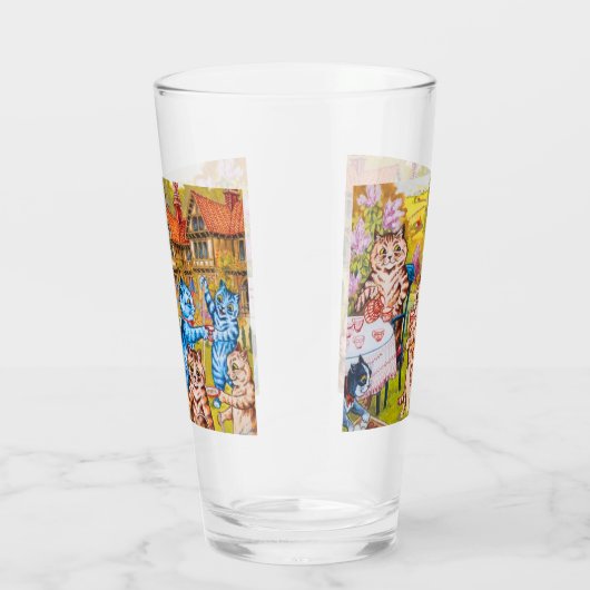 Cat Garden Party Glas (Rechts)