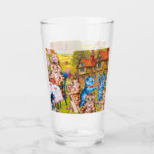 Cat Garden Party Glas (Voorkant)