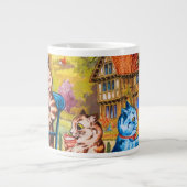 Cat Garden Party Grote Koffiekop (Voorkant)