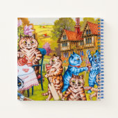 Cat Garden Party Notitieboek (Achterkant)
