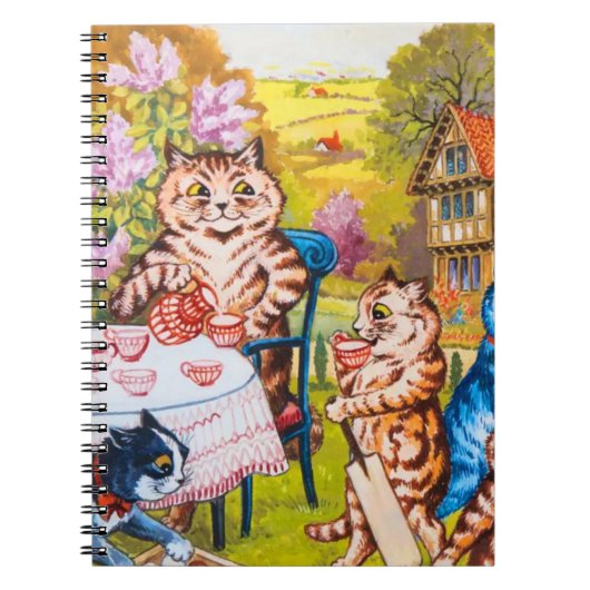 Cat Garden Party Notitieboek (Voorkant)