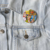 Cat Garden Party Ronde Button 5,7 Cm (In situ)