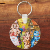 Cat Garden Party Sleutelhanger (Voorkant)