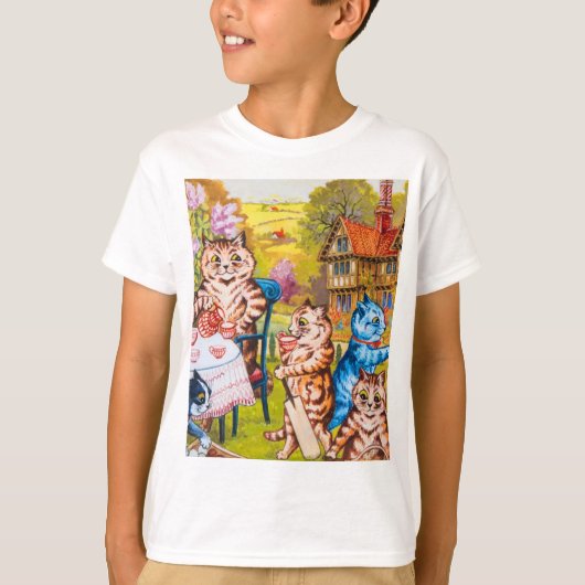 Cat Garden Party T-shirt (Voorkant)