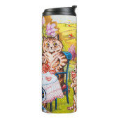Cat Garden Party Thermosbeker (Gedraaid links)