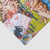 Cat Garden Party Tissuepapier (Detail)