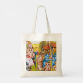 Cat Garden Party Tote Bag (Achterkant)