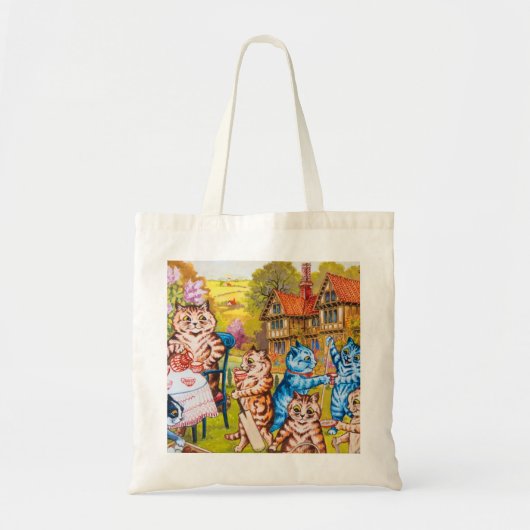 Cat Garden Party Tote Bag (Voorkant)