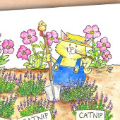 Cat Gardener Briefkaart