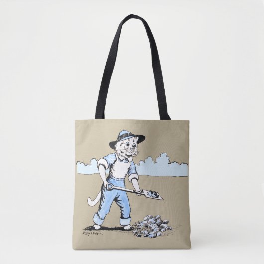 Cat Gardener, Louis Wain Tote Bag (Voorkant)
