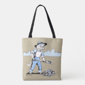 Cat Gardener, Louis Wain Tote Bag (Achterkant)