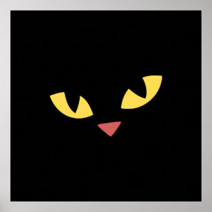 Cat Gaze Poster