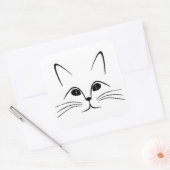 CAT-GEBIED VIERKANTE STICKER (Envelop)