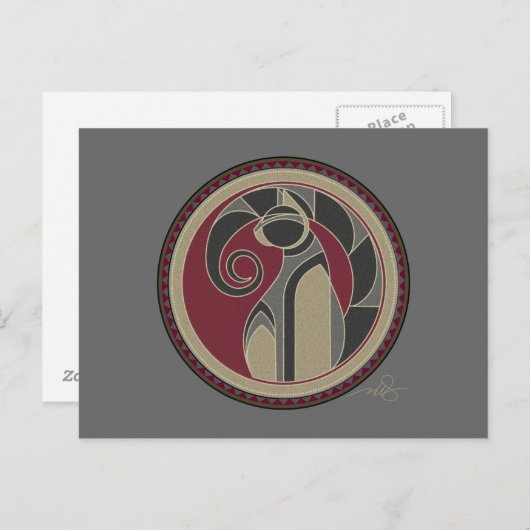 Cat-geest Briefkaart (Voorkant / Achterkant)