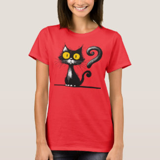 CAT gele ogen - T-shirt