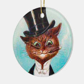 Cat Gentleman, Louis Wain Keramisch Ornament (Links)