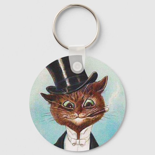Cat Gentleman, Louis Wain Sleutelhanger (Voorkant)
