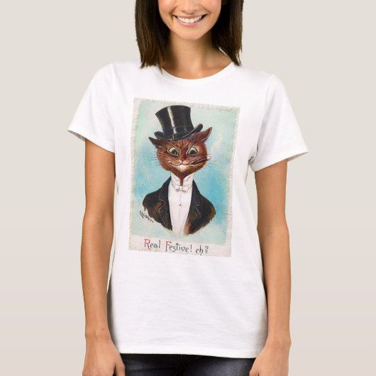 Cat Gentleman, Louis Wain T-shirt (Voorkant)