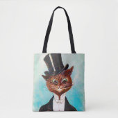 Cat Gentleman, Louis Wain Tote Bag (Voorkant)