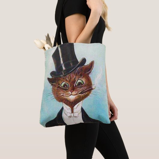Cat Gentleman, Louis Wain Tote Bag (Dichtbij)
