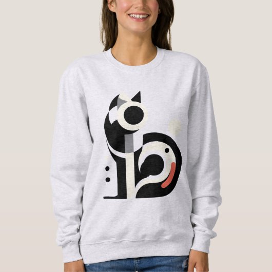 CAT geometrisch - Trui (Voorkant)