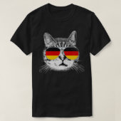Cat  Germany German Flag Country Retro Funny Top  (Design voorkant)