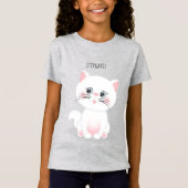 Cat Gesponnen-effect Day Birthday T-shirt (Voorkant)