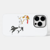 Cat gevecht Hoesje-Mate iPhone case (Achterkant (horizontaal))