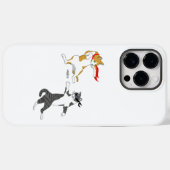 Cat gevecht Hoesje-Mate iPhone case (Achterkant (horizontaal))