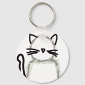 Cat Ghost Avatar Sleutelhanger (Voorkant)