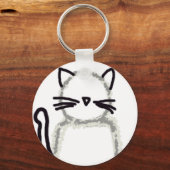 Cat Ghost Avatar Sleutelhanger (Voorkant)