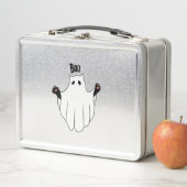 Cat Ghost Boo Halloween Funny Spooky Black Cat (In situ)