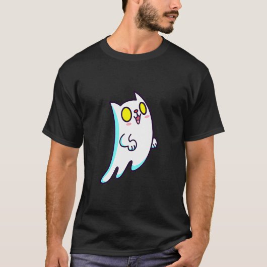 Cat Ghost T-shirt (Voorkant)