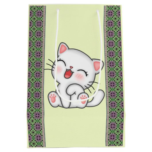 Cat Gift Bag Medium Cadeauzakje (Achterkant)