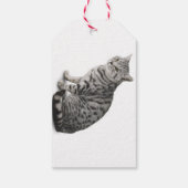 Cat Gift Label Cadeaulabel (Achterkant)