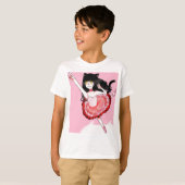 Cat Girl Ballerina T-shirt (Voorkant volledig)
